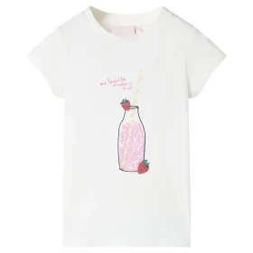 Camiseta infantil color crudo 104 de , Camisetas para niños - Ref: Foro24-11260, Precio: 8,19 €, Descuento: %
