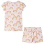 Pijama infantil de manga corta rosa suave 128 de , Pijamas de niños - Ref: Foro24-11402, Precio: 11,04 €, Descuento: %