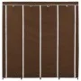 Armario con 4 compartimentos marrón 175x45x170 cm de vidaXL, Armarios roperos - Ref: Foro24-282446, Precio: 54,38 €, Descuent...