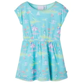 Vestido infantil color aguamarina claro 104 de , Vestidos de niños - Ref: Foro24-11440, Precio: 11,14 €, Descuento: %