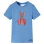 Camiseta infantil de manga corta azul medio 104 de , Camisetas para niños - Ref: Foro24-11875, Precio: 8,19 €, Descuento: %