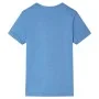 Camiseta infantil de manga corta azul medio 104 de , Camisetas para niños - Ref: Foro24-11875, Precio: 8,19 €, Descuento: %