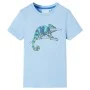 Camiseta infantil de manga corta azul claro 104 de , Camisetas para niños - Ref: Foro24-12015, Precio: 8,12 €, Descuento: %