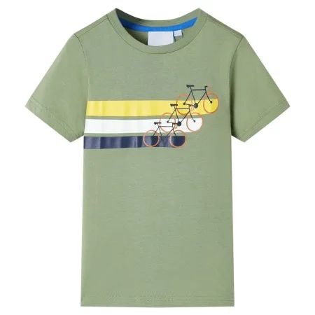 Camiseta infantil de manga corta caqui claro 140 de , Camisetas para niños - Ref: Foro24-12178, Precio: 8,19 €, Descuento: %