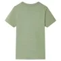 Camiseta infantil de manga corta caqui claro 140 de , Camisetas para niños - Ref: Foro24-12178, Precio: 8,19 €, Descuento: %