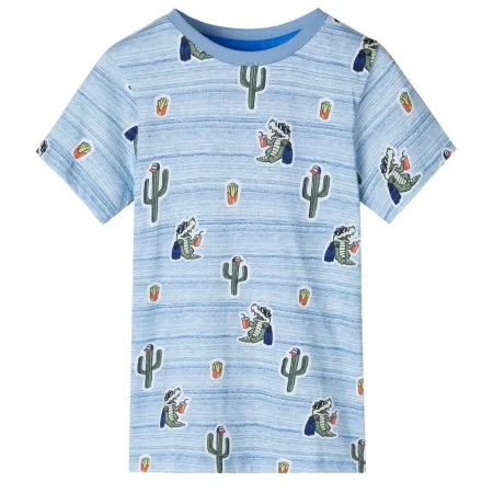 Camiseta infantil mezcla azules 92 de , Camisetas para niños - Ref: Foro24-12474, Precio: 8,72 €, Descuento: %