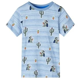 Camiseta infantil mezcla azules 116 de , Camisetas para niños - Ref: Foro24-12476, Precio: 8,72 €, Descuento: %