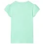 Camiseta infantil verde brillante 140 de , Camisetas para niños - Ref: Foro24-10478, Precio: 8,45 €, Descuento: %