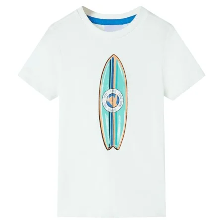 Camiseta de manga corta infantil color crudo 92 de , Camisetas para niños - Ref: Foro24-11809, Precio: 8,12 €, Descuento: %