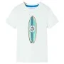 Camiseta de manga corta infantil color crudo 92 de , Camisetas para niños - Ref: Foro24-11809, Precio: 8,12 €, Descuento: %