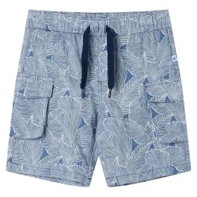 Pantalones cortos infantiles con cordón azul oscuro 104 de , Pantalones de niños - Ref: Foro24-12600, Precio: 10,06 €, Descue...