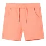 Pantalón corto infantil con cordón naranja neón 128 de , Pantalones de niños - Ref: Foro24-12062, Precio: 10,44 €, Descuento: %