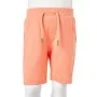 Pantalón corto infantil con cordón naranja neón 128 de , Pantalones de niños - Ref: Foro24-12062, Precio: 10,44 €, Descuento: %