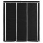 Armario con compartimentos y varillas tela negro 150x45x175 cm de vidaXL, Armarios roperos - Ref: Foro24-282453, Precio: 43,9...