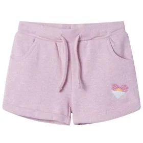 Pantalones cortos infantiles con cordón color lila mixto 92 de , Pantalones de niños - Ref: Foro24-10969, Precio: 10,50 €, De...