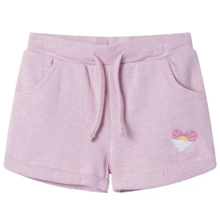 Pantalones cortos infantiles con cordón color lila mixto 92 de , Pantalones de niños - Ref: Foro24-10969, Precio: 10,50 €, De...