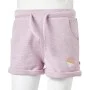 Pantalones cortos infantiles con cordón color lila mixto 92 de , Pantalones de niños - Ref: Foro24-10969, Precio: 10,50 €, De...