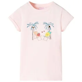 Camiseta infantil rosa suave 116 de , Camisetas para niños - Ref: Foro24-11011, Precio: 8,19 €, Descuento: %
