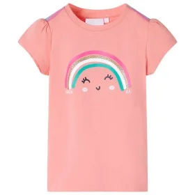 Camiseta infantil color coral claro 92 de , Camisetas para niños - Ref: Foro24-11114, Precio: 8,19 €, Descuento: %