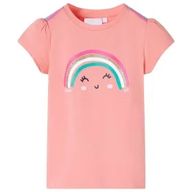 Camiseta infantil color coral claro 116 de , Camisetas para niños - Ref: Foro24-11116, Precio: 8,19 €, Descuento: %