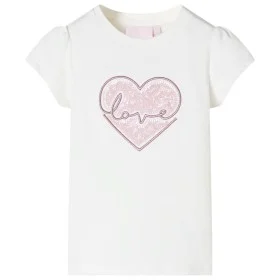 Camiseta infantil color crudo 140 de , Camisetas para niños - Ref: Foro24-10483, Precio: 8,45 €, Descuento: %