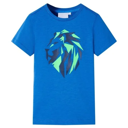 Camiseta infantil azul 128 de , Camisetas para niños - Ref: Foro24-12122, Precio: 8,19 €, Descuento: %
