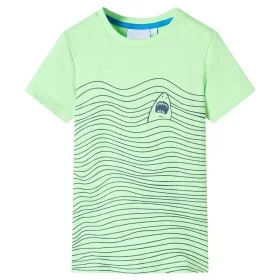 Camiseta infantil verde neón 116 de , Camisetas para niños - Ref: Foro24-12316, Precio: 8,12 €, Descuento: %