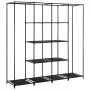 Armario con 4 compartimentos negro 175x45x170 cm de vidaXL, Armarios roperos - Ref: Foro24-282445, Precio: 58,13 €, Descuento: %