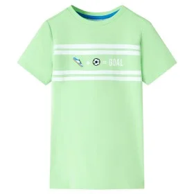 Camiseta infantil verde neón 128 de , Camisetas para niños - Ref: Foro24-12452, Precio: 8,12 €, Descuento: %