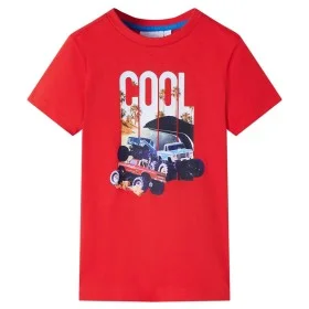 Camiseta infantil rojo 116 de , Camisetas para niños - Ref: Foro24-12541, Precio: 8,24 €, Descuento: %