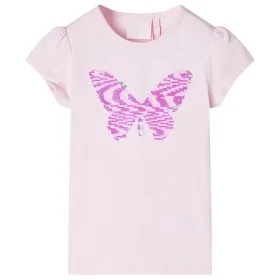 Camiseta infantil de manga casquillo rosa suave 92 de , Camisetas para niños - Ref: Foro24-10829, Precio: 8,24 €, Descuento: %