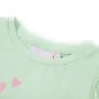 Camiseta infantil de manga volante verde suave 104 de , Camisetas para niños - Ref: Foro24-10635, Precio: 8,45 €, Descuento: %