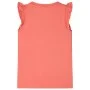 Camiseta infantil de manga volante coral 140 de , Camisetas para niños - Ref: Foro24-10628, Precio: 8,45 €, Descuento: %