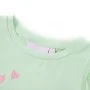 Camiseta infantil de manga volante verde suave 128 de , Camisetas para niños - Ref: Foro24-10637, Precio: 8,45 €, Descuento: %