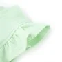 Camiseta infantil de manga volante verde suave 128 de , Camisetas para niños - Ref: Foro24-10637, Precio: 8,45 €, Descuento: %