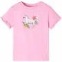 Camiseta infantil de manga corta rosa brillante 104 de , Camisetas para niños - Ref: Foro24-10680, Precio: 8,24 €, Descuento: %