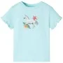 Camiseta infantil de manga corta verde agua 92 de , Camisetas para niños - Ref: Foro24-10689, Precio: 8,24 €, Descuento: %