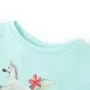 Camiseta infantil de manga corta verde agua 92 de , Camisetas para niños - Ref: Foro24-10689, Precio: 8,24 €, Descuento: %