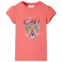 Camiseta infantil color coral 128 de , Camisetas para niños - Ref: Foro24-10462, Precio: 8,64 €, Descuento: %
