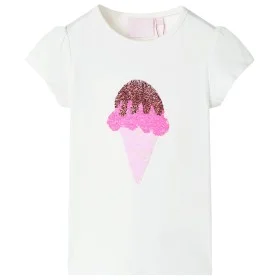 Camiseta infantil color crudo 140 de , Camisetas para niños - Ref: Foro24-10718, Precio: 8,45 €, Descuento: %