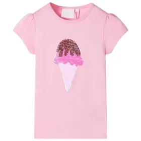 Camiseta infantil rosa chillón 92 de , Camisetas para niños - Ref: Foro24-10724, Precio: 8,45 €, Descuento: %