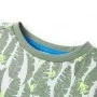 Camiseta infantil crudo y verde hiedra oscuro 140 de , Camisetas para niños - Ref: Foro24-11678, Precio: 8,64 €, Descuento: %
