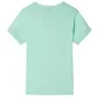 Camiseta infantil de manga corta verde claro 128 de , Camisetas para niños - Ref: Foro24-12092, Precio: 8,06 €, Descuento: %