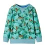Sudadera infantil verde claro melange 128 de , Camisetas para niños - Ref: Foro24-12412, Precio: 12,41 €, Descuento: %
