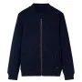 Sudadera infantil con cremallera azul marino 140 de , Camisetas para niños - Ref: Foro24-11968, Precio: 19,23 €, Descuento: %
