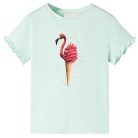 Camiseta infantil verde menta claro 140 de , Camisetas para niños - Ref: Foro24-10808, Precio: 8,45 €, Descuento: %