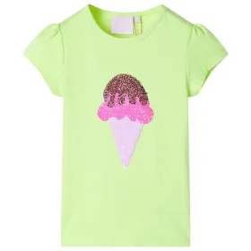 Camiseta infantil amarillo neón 140 de , Camisetas para niños - Ref: Foro24-10713, Precio: 8,45 €, Descuento: %