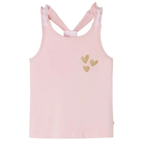 Camiseta de tirantes infantil rosa claro 104 de , Camisetas para niños - Ref: Foro24-10510, Precio: 7,93 €, Descuento: %