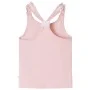 Camiseta de tirantes infantil rosa claro 104 de , Camisetas para niños - Ref: Foro24-10510, Precio: 7,93 €, Descuento: %