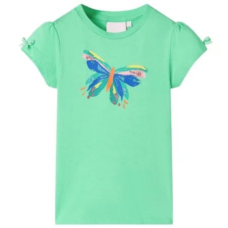 Camiseta infantil verde claro 104 de , Camisetas para niños - Ref: Foro24-11005, Precio: 8,39 €, Descuento: %